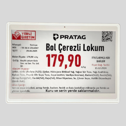 7.50" Elektronik Raf Etiketi