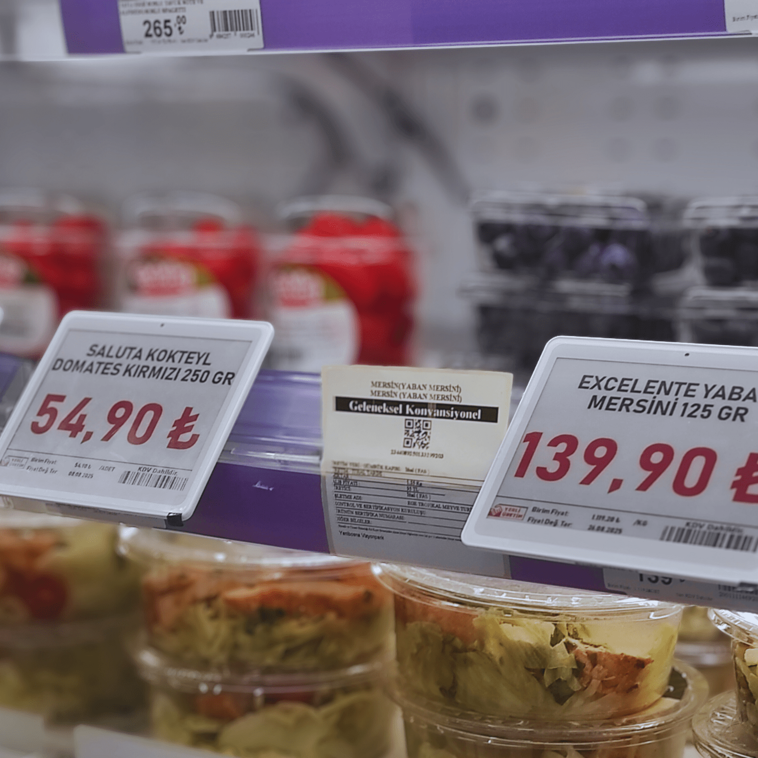 Market Elektronik Raf Etiketi