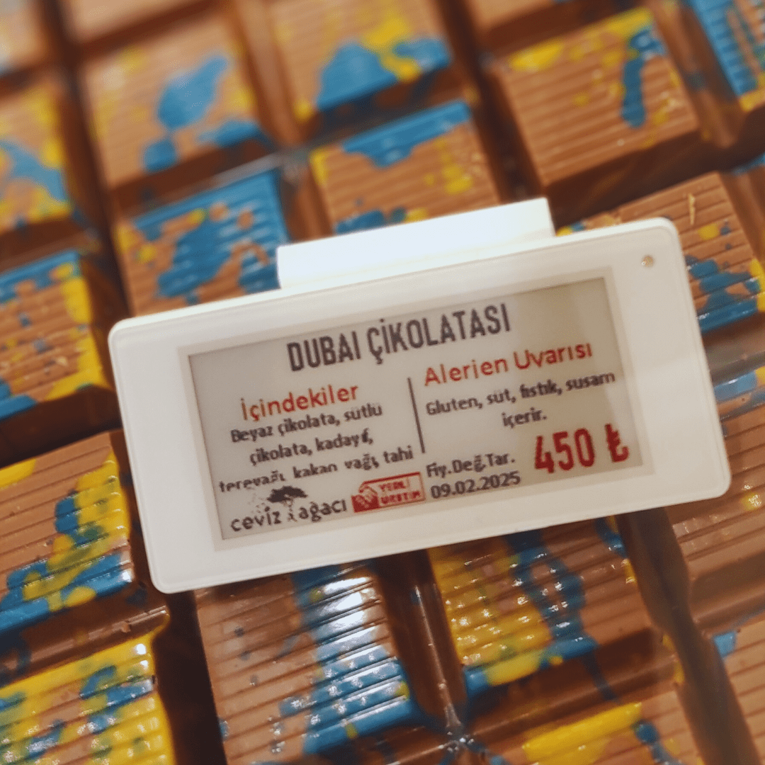 Cafe Elektronik Raf Etiketi Sistemleri