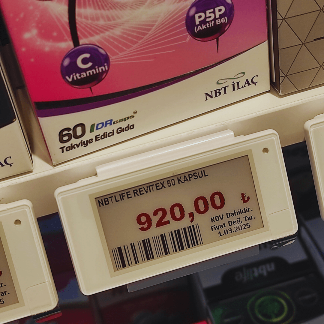 Eczane Elektronik Raf Etiketi İstanbul