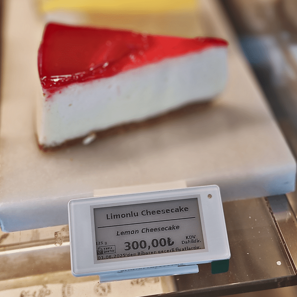 E Ink Raf Etiketli Magaza