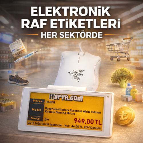 Elektronik Raf Etiketi Her Sektorde