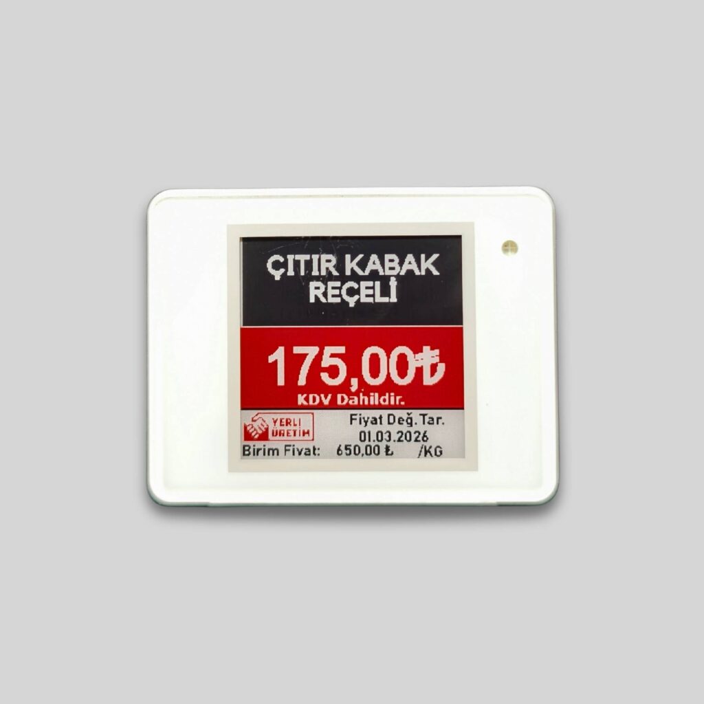 1.54 Elektronilk Raf Etiketi