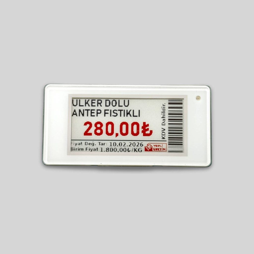 2.13 Elektronik Raf Etiketi 2.13 Elektronik Raf Etiketi