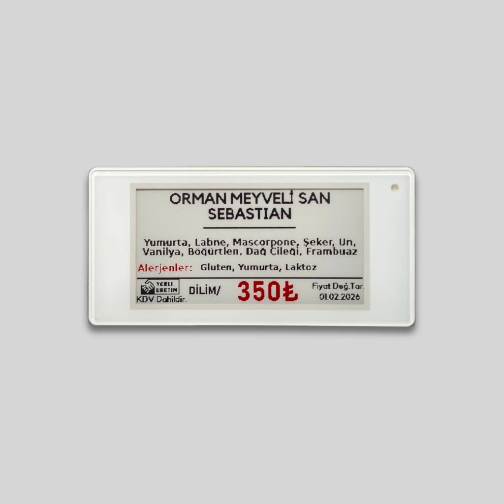 2.66 Elektronik Etiket