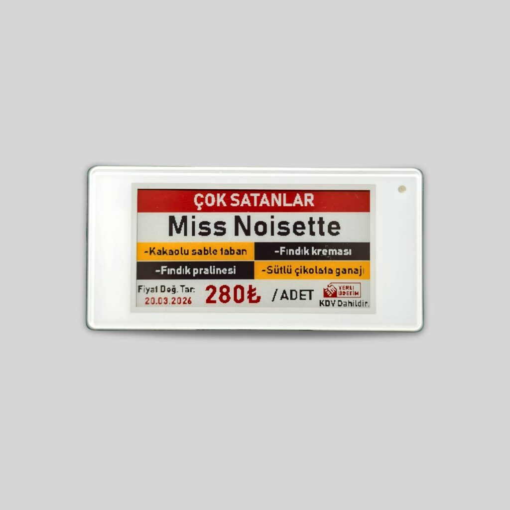 2.66 Elektronik Raf Etiketi