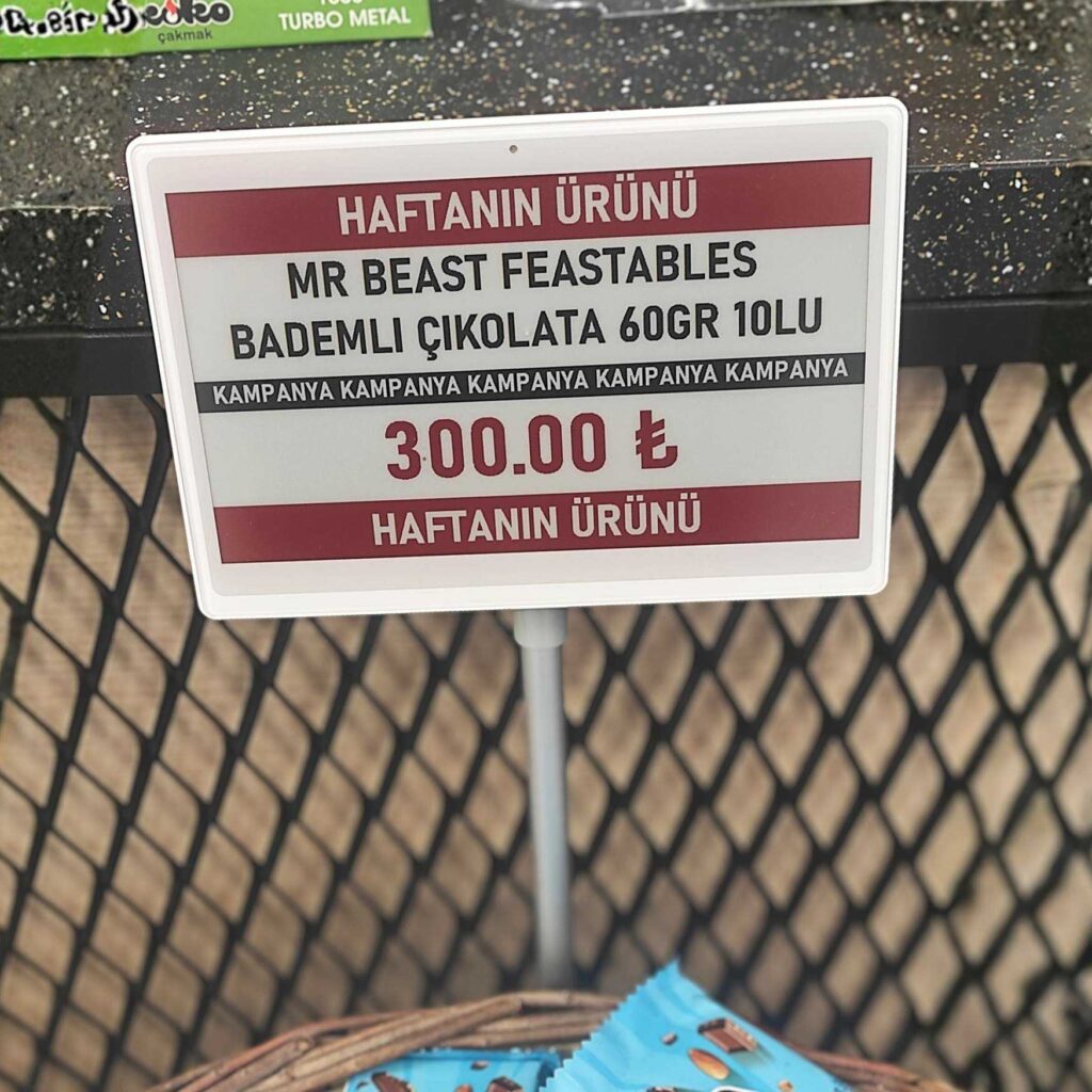 Opet Elektronik Raf Etiketi Opet Elektronik Raf Etiketi