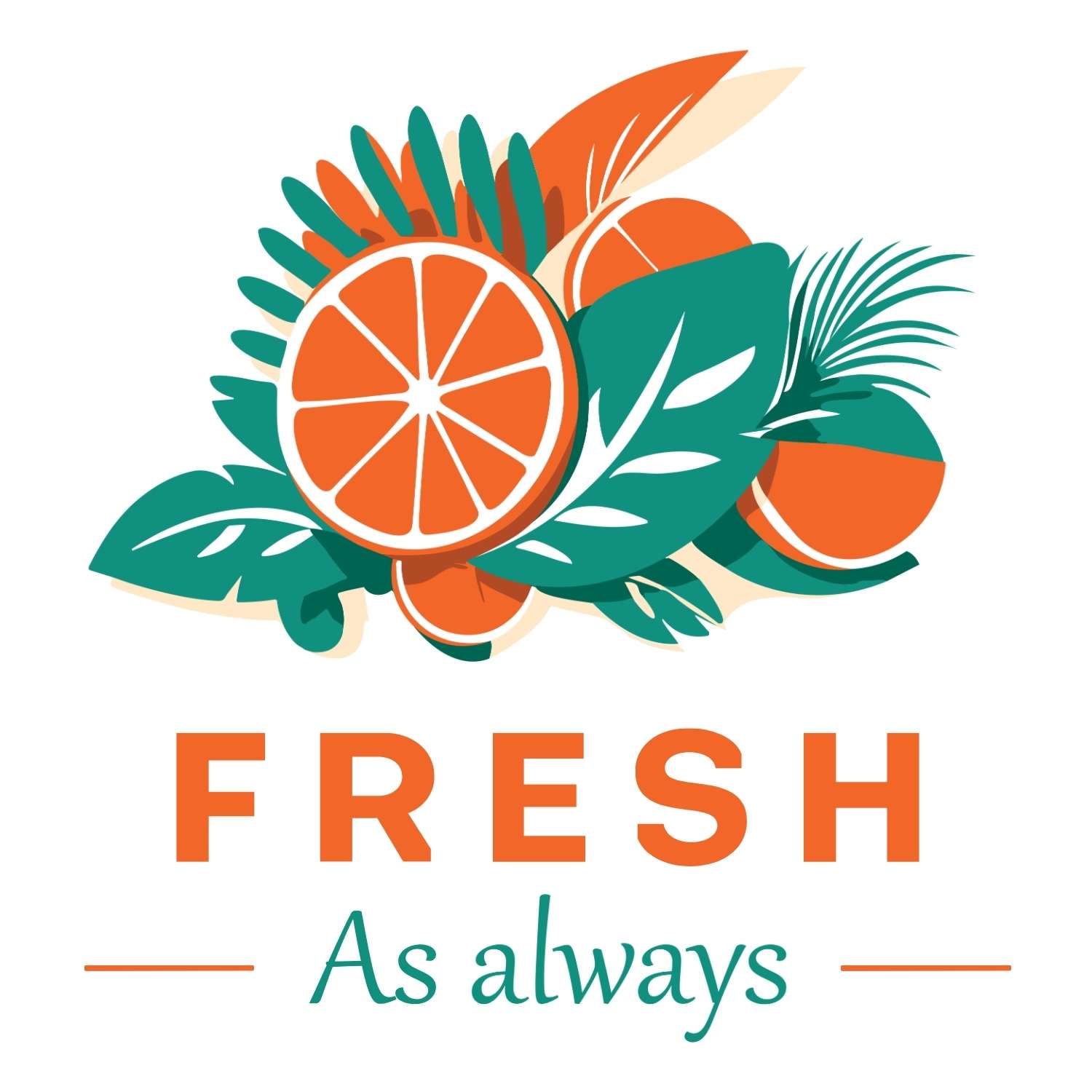 Fresh Cafe Elektronik Raf Etiketi